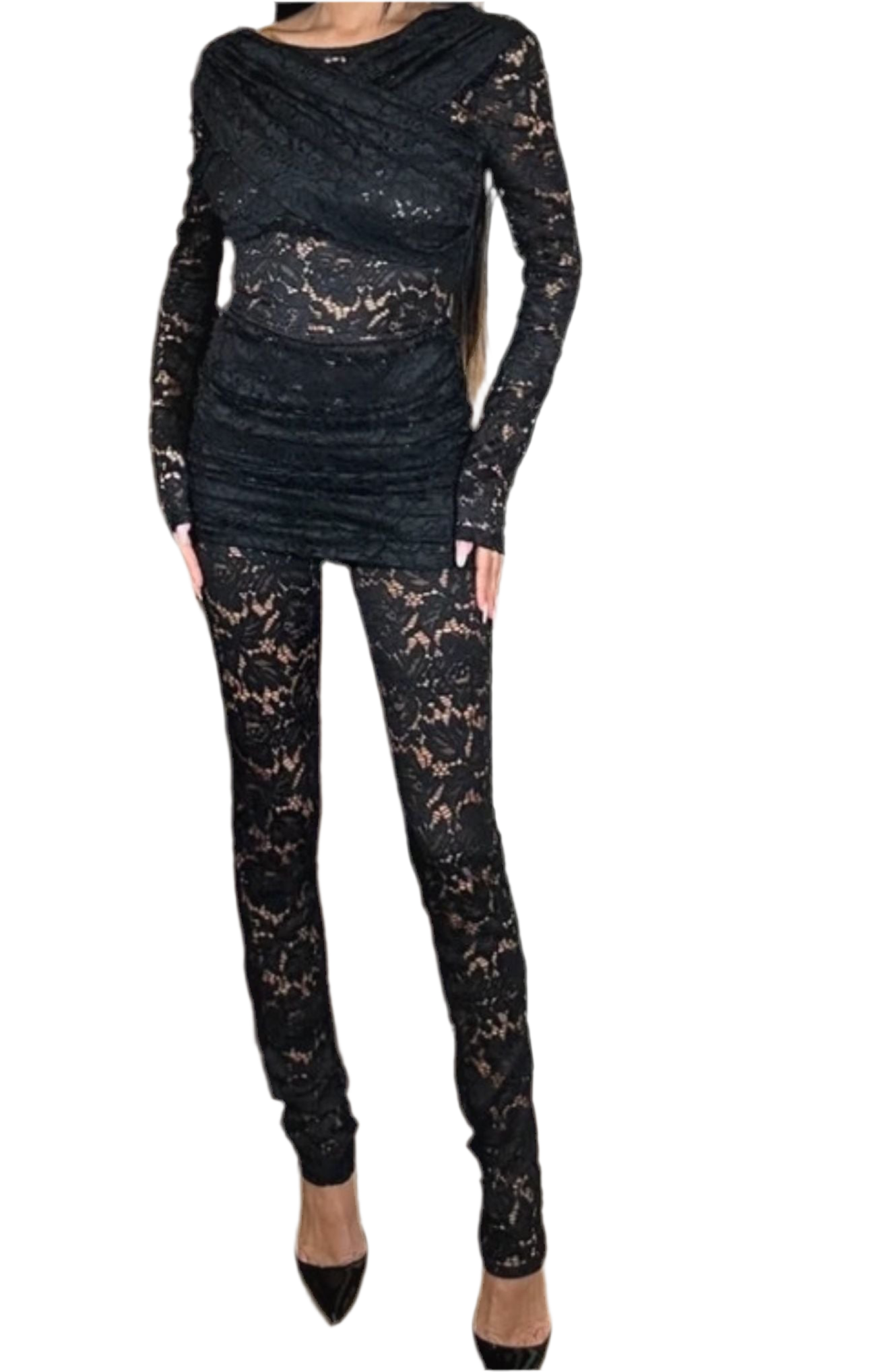 Jumpsuit pizzo