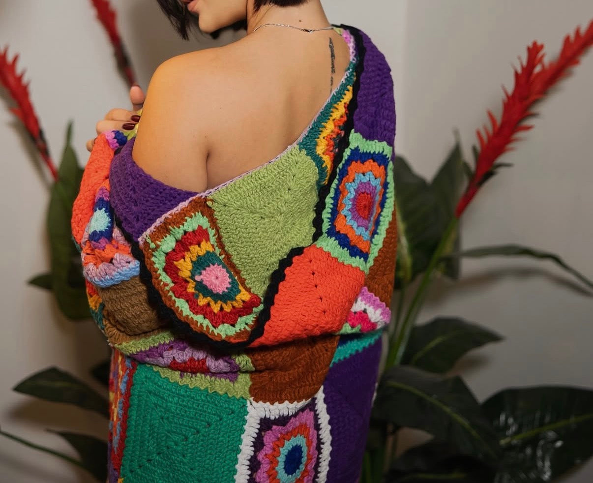 Cardigan multicolor