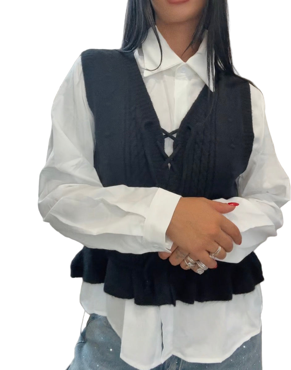 Camicia+cardigan nik
